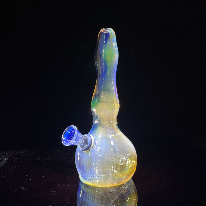 5" Silver Fumed Mini Bong Glass Pipe Mary Jane's Glass   