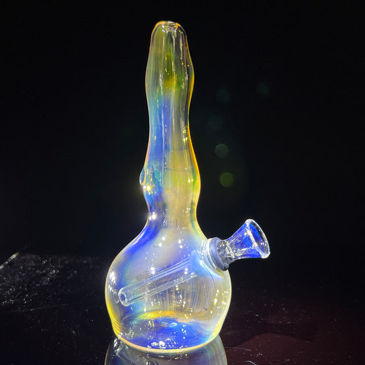 5" Silver Fumed Mini Bong Glass Pipe Mary Jane's Glass   