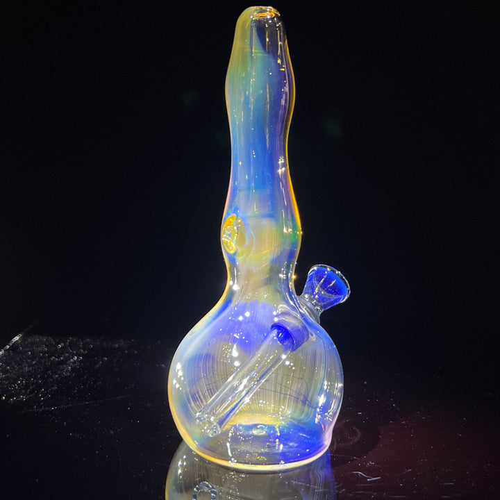 5" Silver Fumed Mini Bong Glass Pipe Mary Jane's Glass   