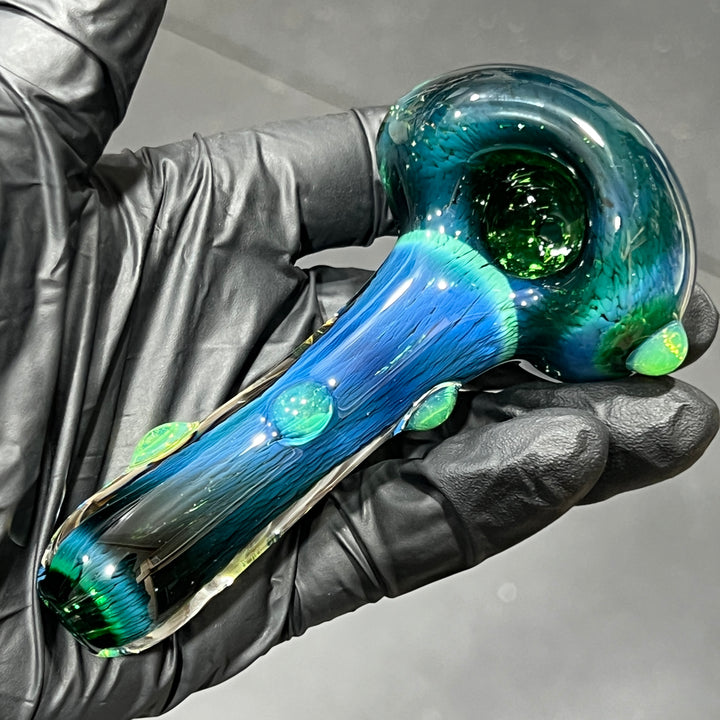 Thick Exp Green Pipe Glass Pipe Chuck Glass