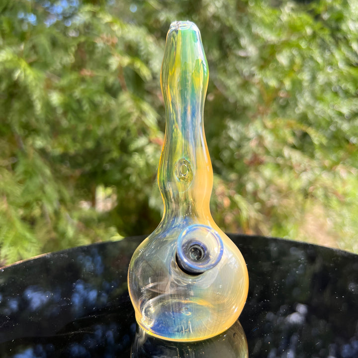 5" Silver Fumed Mini Bong Glass Pipe Mary Jane's Glass   