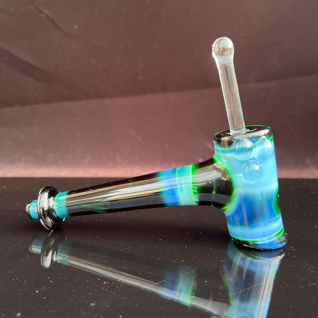 Green Money Hash Hammer Glass Pipe KOP Glass   