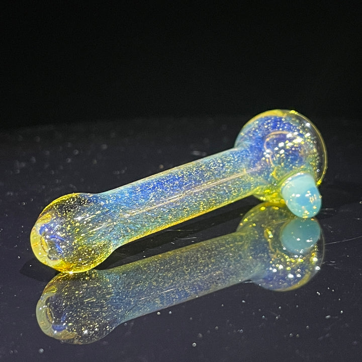 Frit Pocket Chillum Glass Pipe T-Bag Glass   