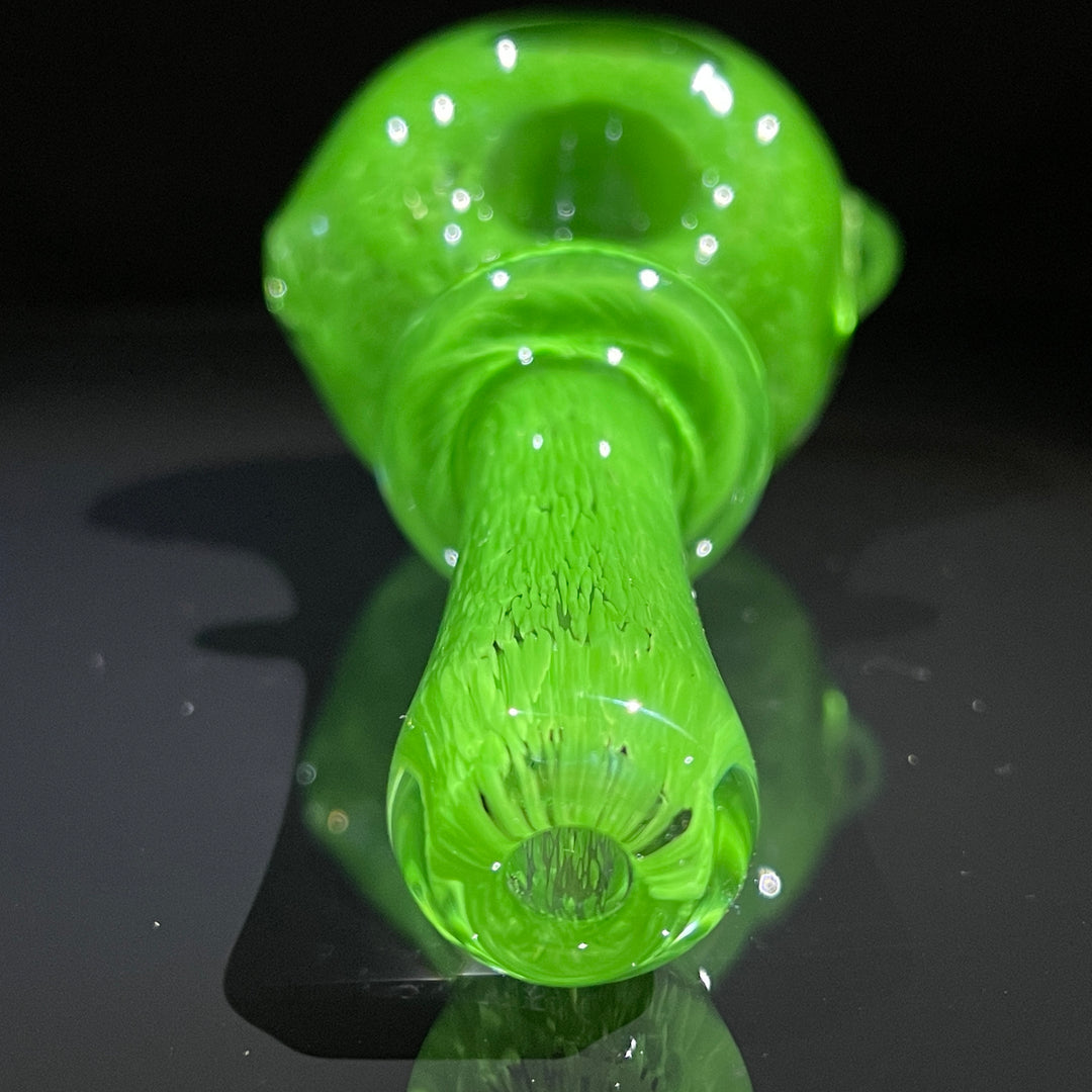 Thick Green Frit Pipe Glass Pipe Chuck Glass