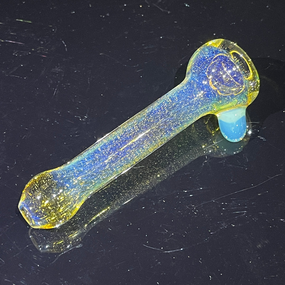 Frit Pocket Chillum Glass Pipe T-Bag Glass   