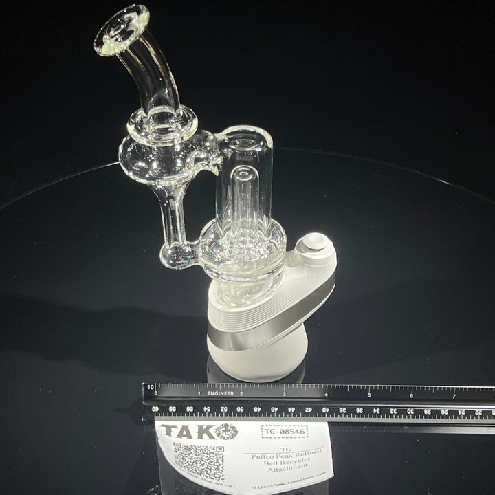 Puffco Peak Refined Bell Recycler Attachment Glass Pipe TG