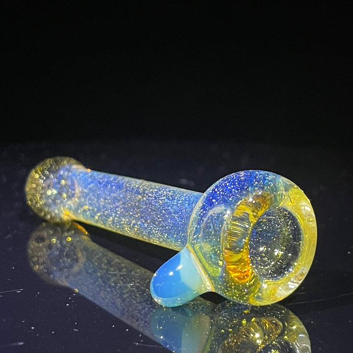 Frit Pocket Chillum Glass Pipe T-Bag Glass   