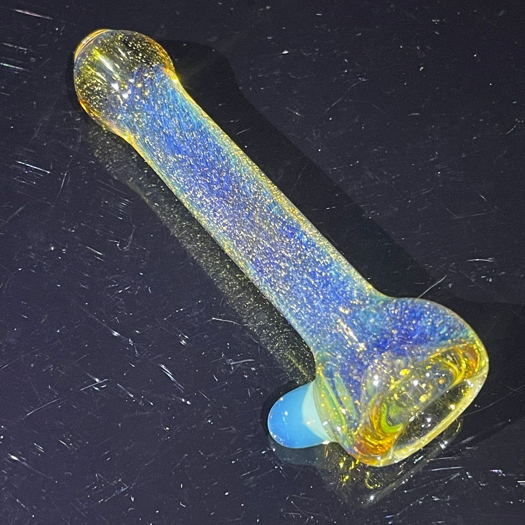 Frit Pocket Chillum Glass Pipe T-Bag Glass   