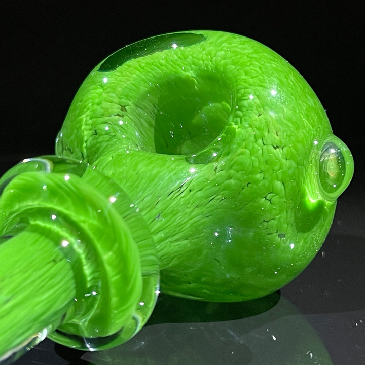 Thick Green Frit Pipe Glass Pipe Chuck Glass