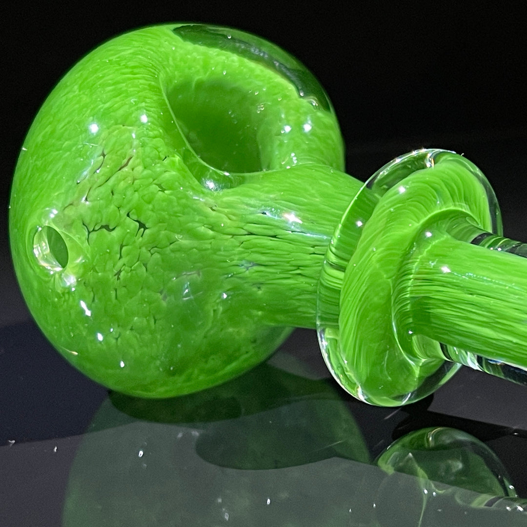 Thick Green Frit Pipe Glass Pipe Chuck Glass