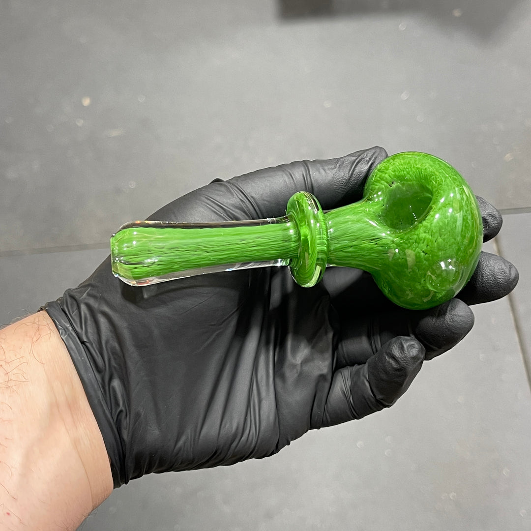 Thick Green Frit Pipe Glass Pipe Chuck Glass