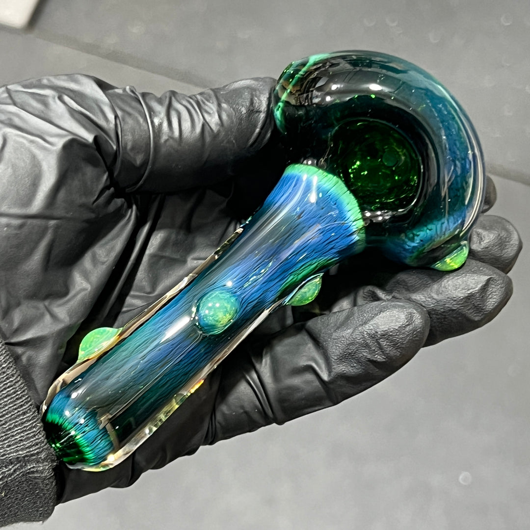 Thick Exp Green Pipe Glass Pipe Chuck Glass