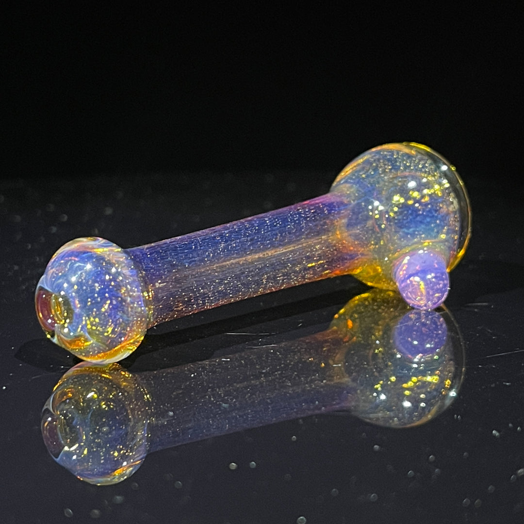 Frit Pocket Chillum Glass Pipe T-Bag Glass   