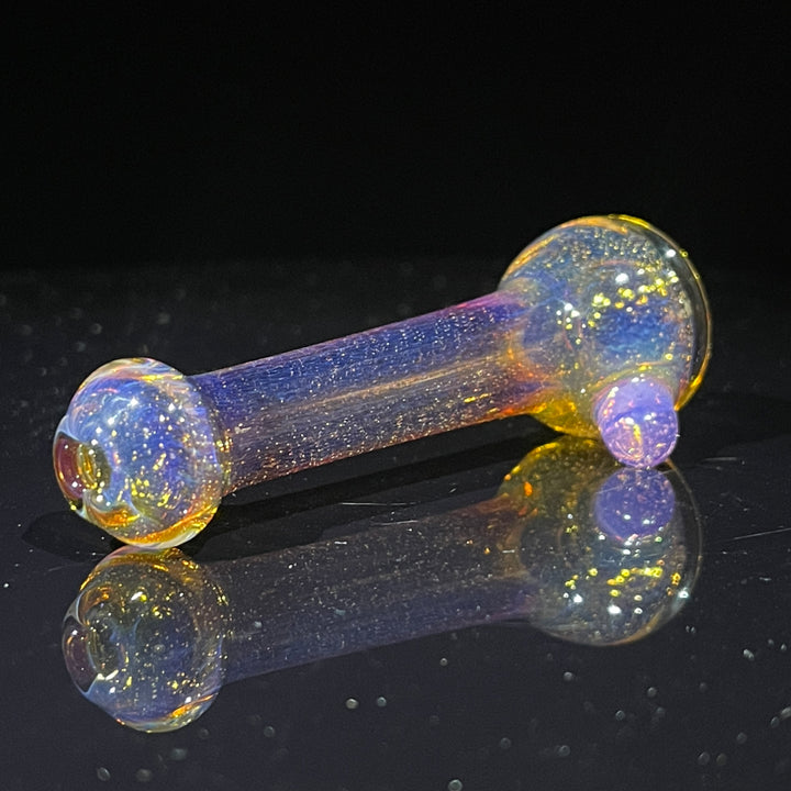 Frit Pocket Chillum Glass Pipe T-Bag Glass   