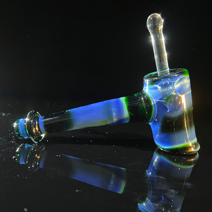 Green Money Hash Hammer Glass Pipe KOP Glass   