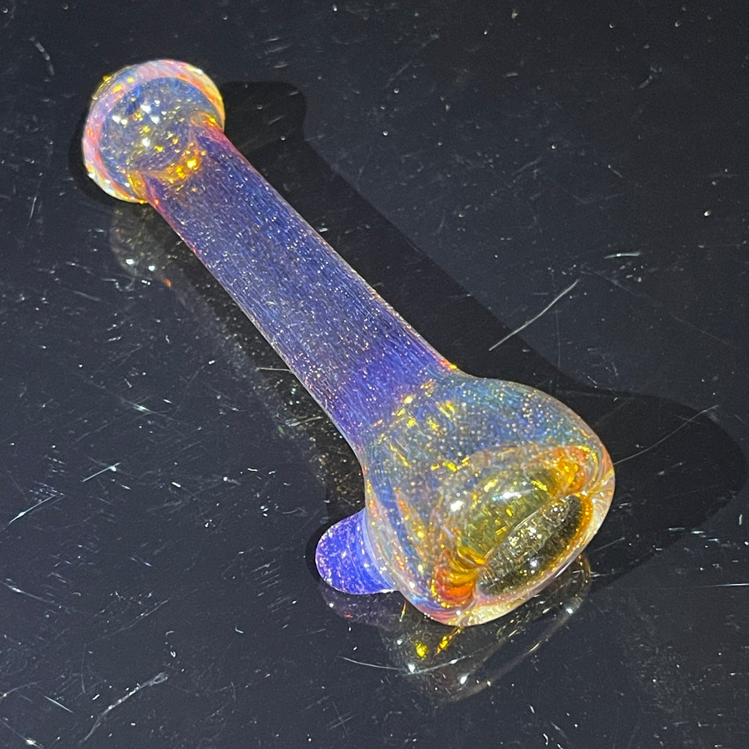 Frit Pocket Chillum Glass Pipe T-Bag Glass   