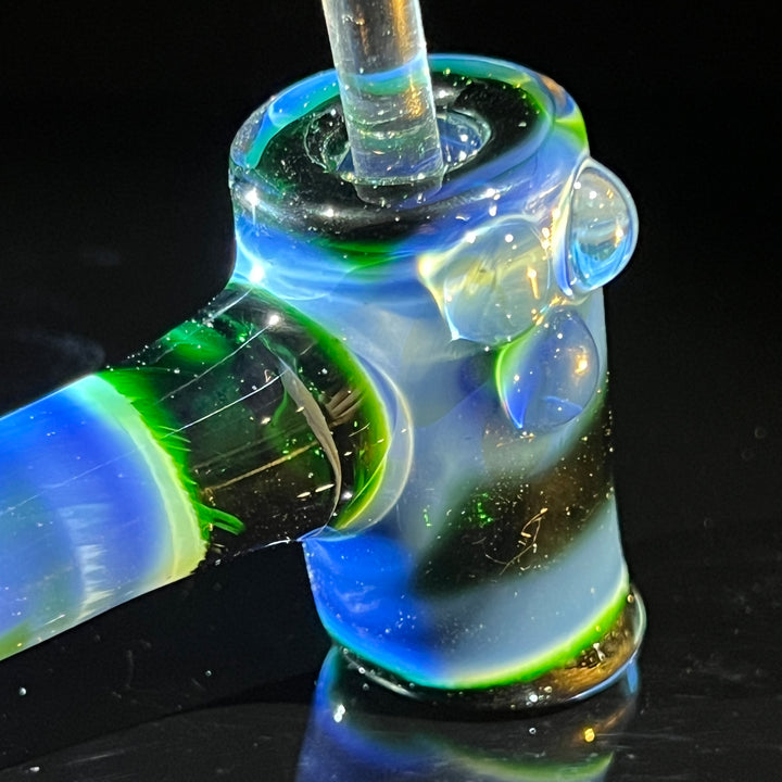 Green Money Hash Hammer Glass Pipe KOP Glass   