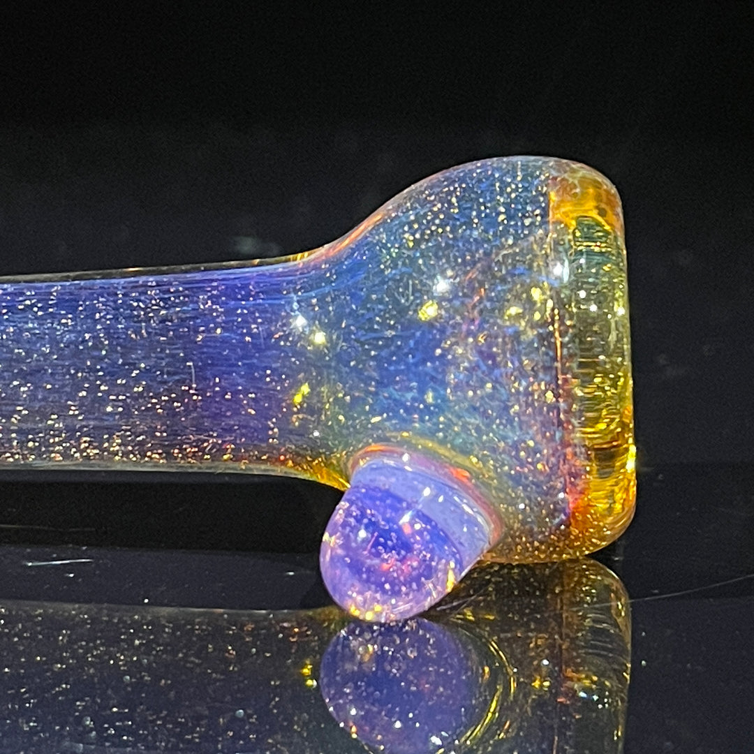 Frit Pocket Chillum Glass Pipe T-Bag Glass   