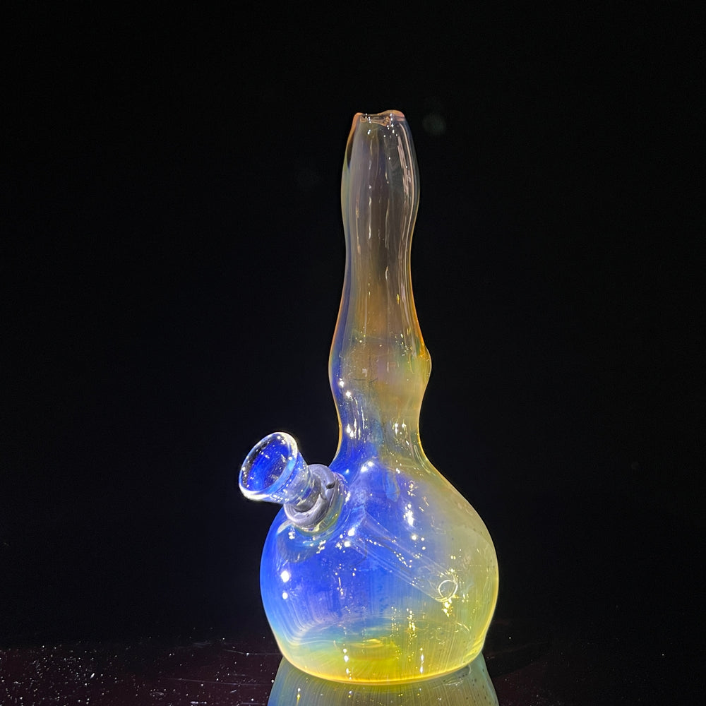 5" Silver Fumed Mini Bong Glass Pipe Mary Jane's Glass   