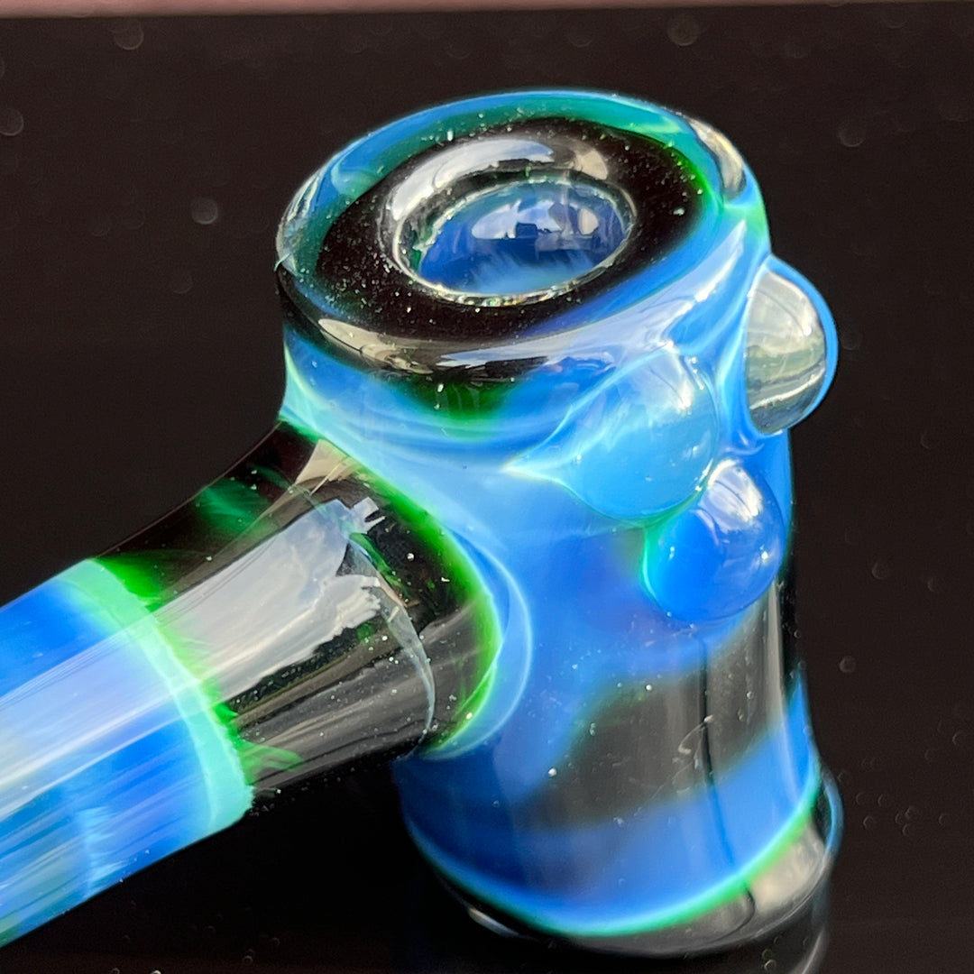 Green Money Hash Hammer Glass Pipe KOP Glass   