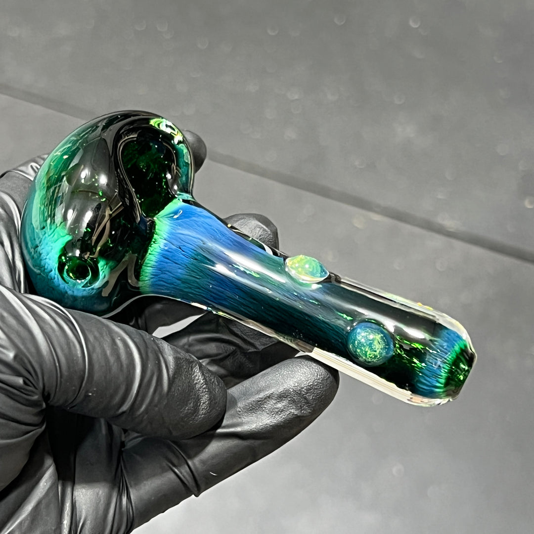 Thick Exp Green Pipe Glass Pipe Chuck Glass