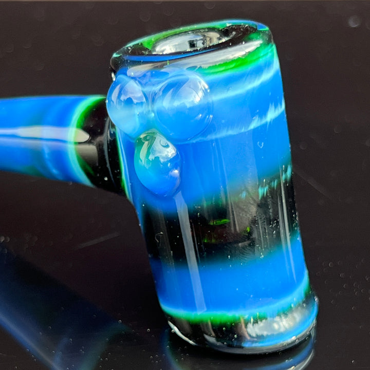 Green Money Hash Hammer Glass Pipe KOP Glass   