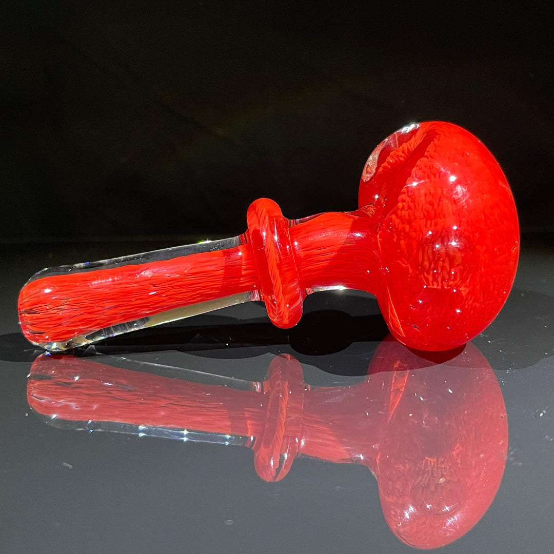 Thick Red Frit Pipe Glass Pipe Chuck Glass