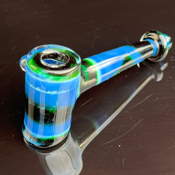 Green Money Hash Hammer Glass Pipe KOP Glass   