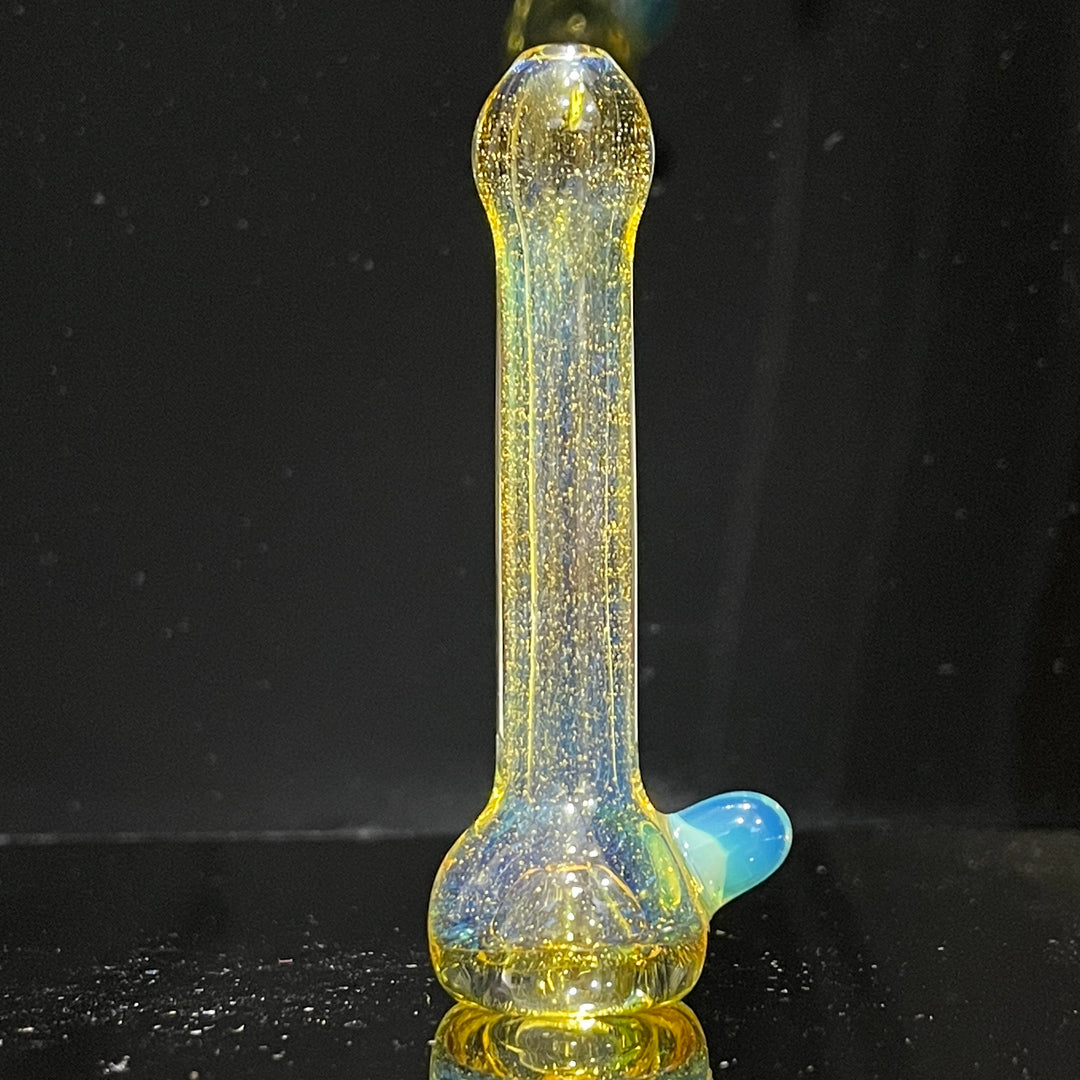 Frit Pocket Chillum Glass Pipe T-Bag Glass   