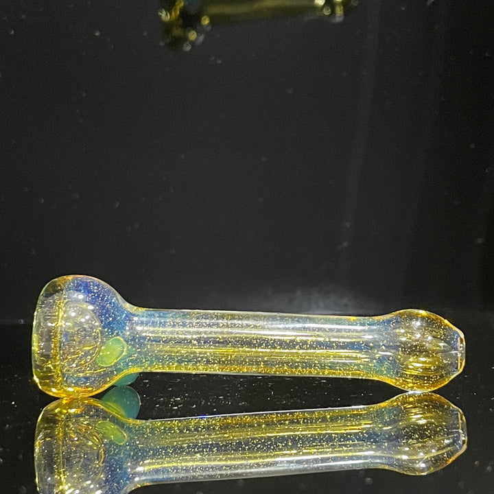 Frit Pocket Chillum Glass Pipe T-Bag Glass   