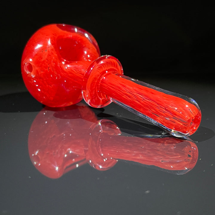 Thick Red Frit Pipe Glass Pipe Chuck Glass