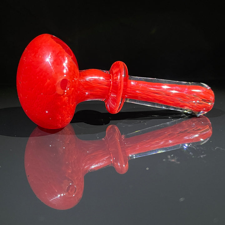 Thick Red Frit Pipe Glass Pipe Chuck Glass