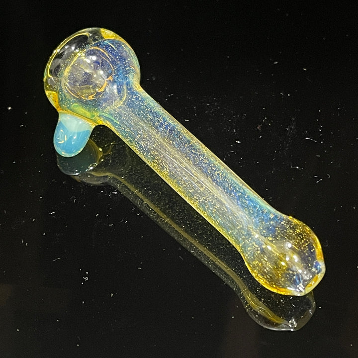 Frit Pocket Chillum Glass Pipe T-Bag Glass   