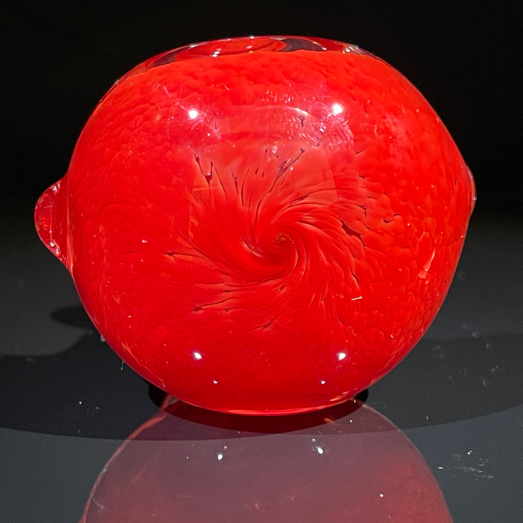 Thick Red Frit Pipe Glass Pipe Chuck Glass