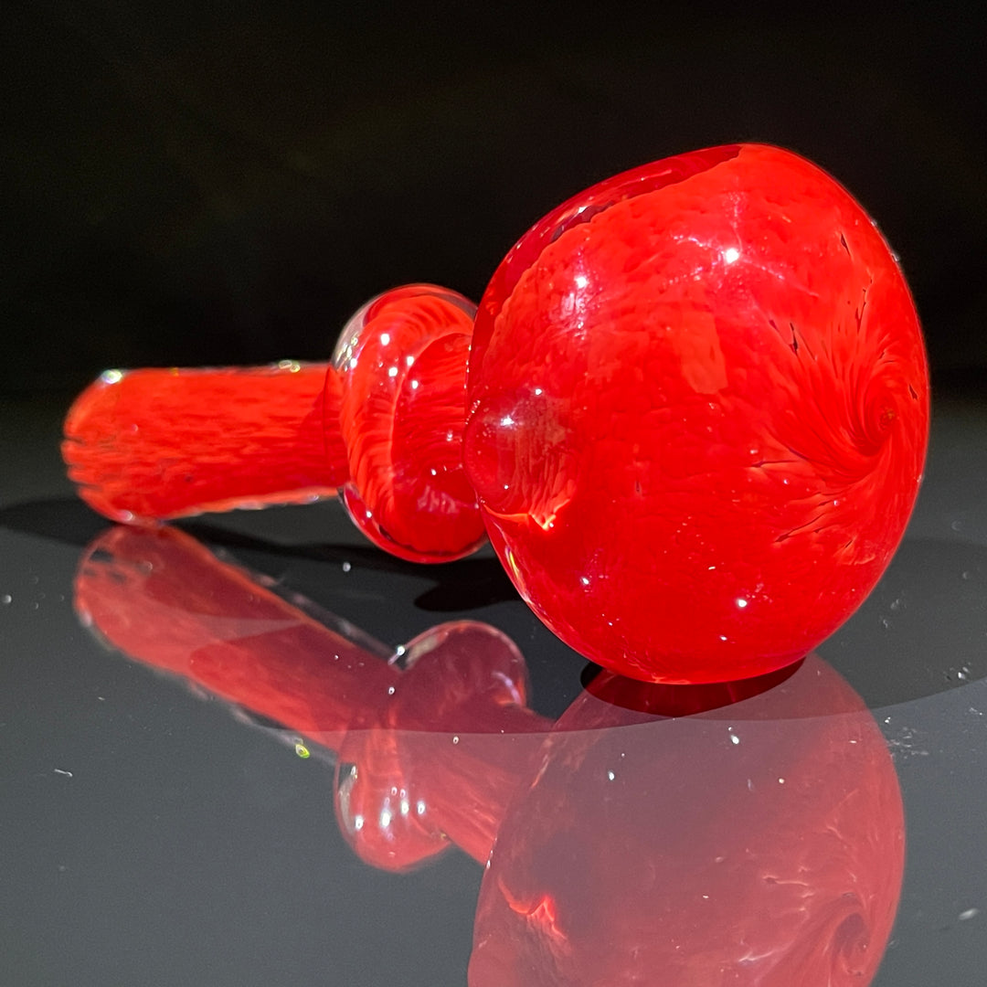 Thick Red Frit Pipe Glass Pipe Chuck Glass