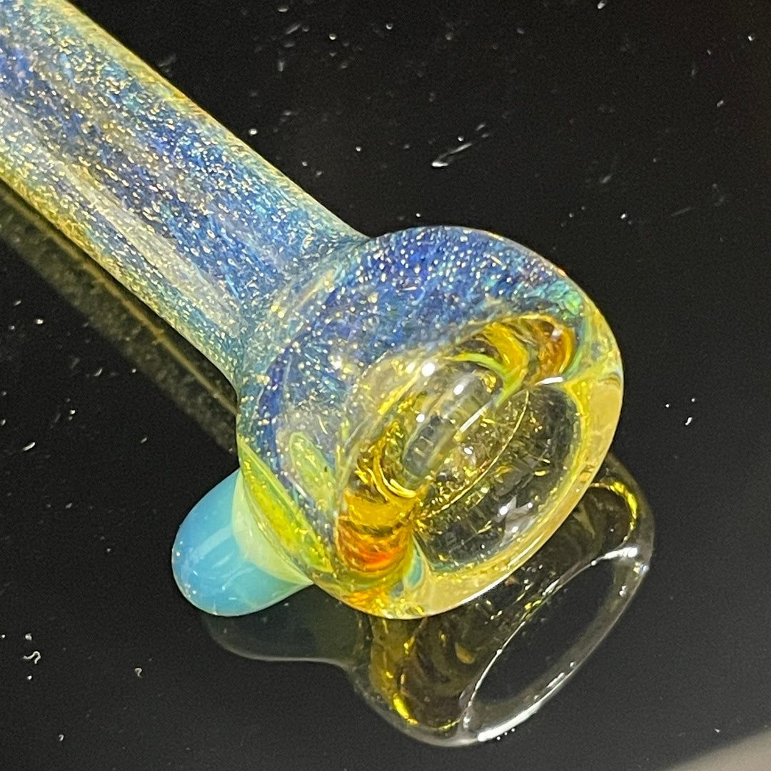 Frit Pocket Chillum Glass Pipe T-Bag Glass   