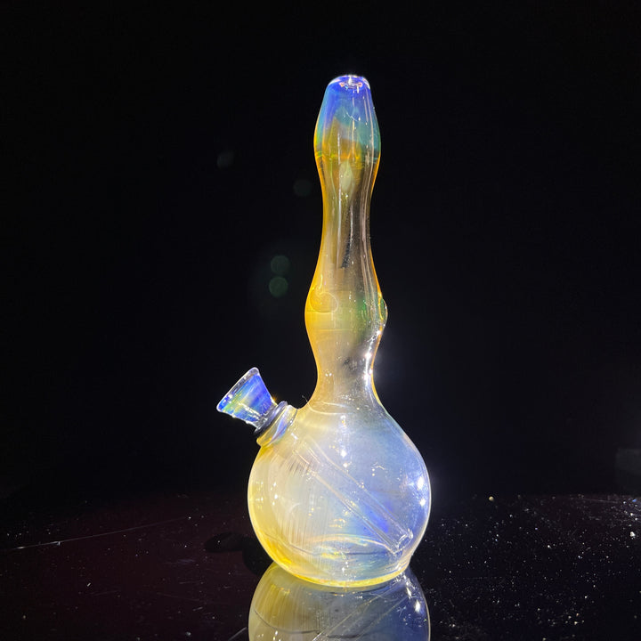 5" Silver Fumed Mini Bong Glass Pipe Mary Jane's Glass   