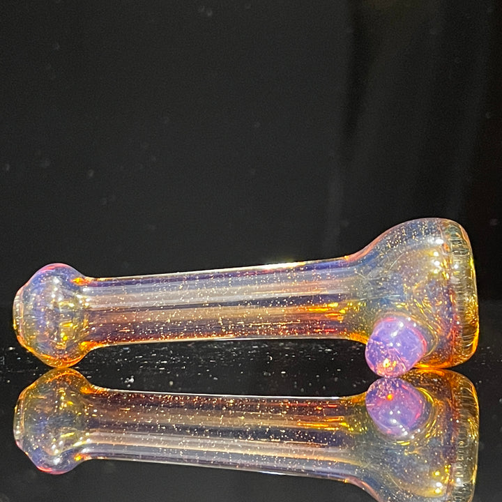 Frit Pocket Chillum Glass Pipe T-Bag Glass   