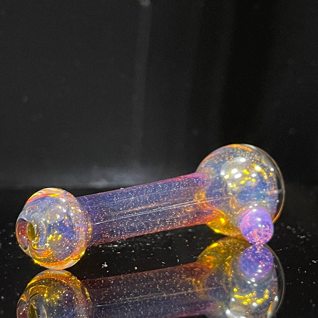 Frit Pocket Chillum Glass Pipe T-Bag Glass   