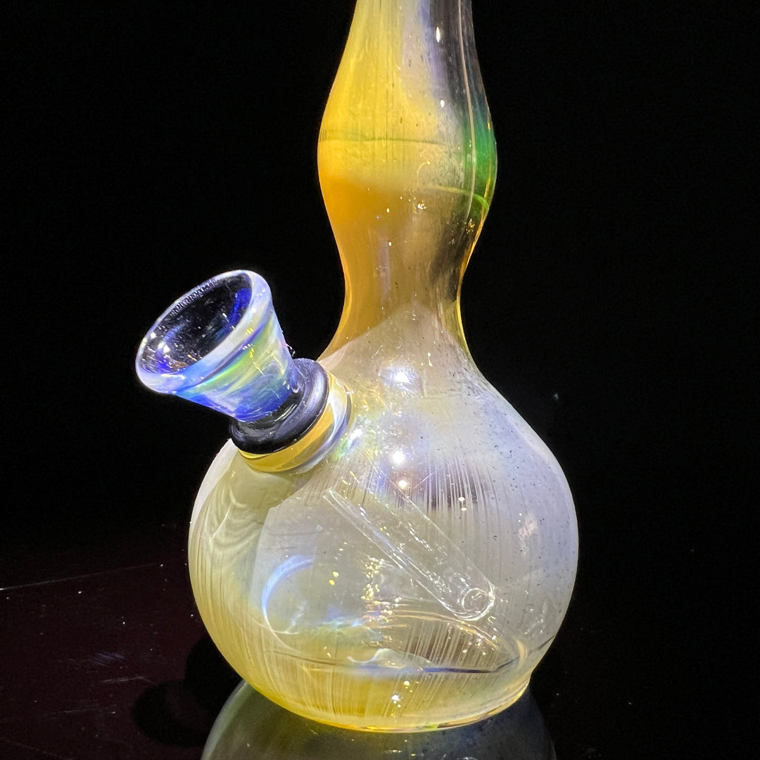 5" Silver Fumed Mini Bong Glass Pipe Mary Jane's Glass   