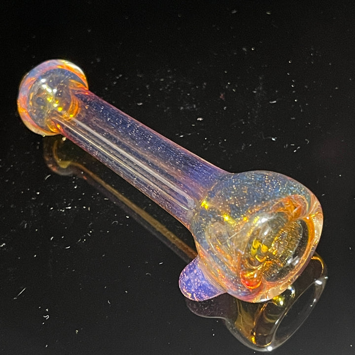 Frit Pocket Chillum Glass Pipe T-Bag Glass   