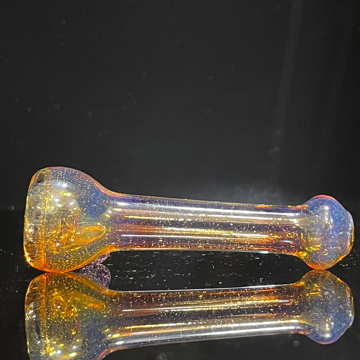 Frit Pocket Chillum Glass Pipe T-Bag Glass   