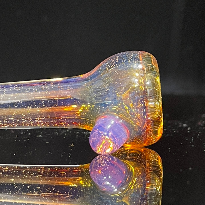 Frit Pocket Chillum Glass Pipe T-Bag Glass   