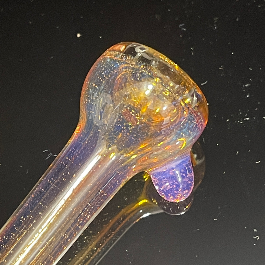 Frit Pocket Chillum Glass Pipe T-Bag Glass   