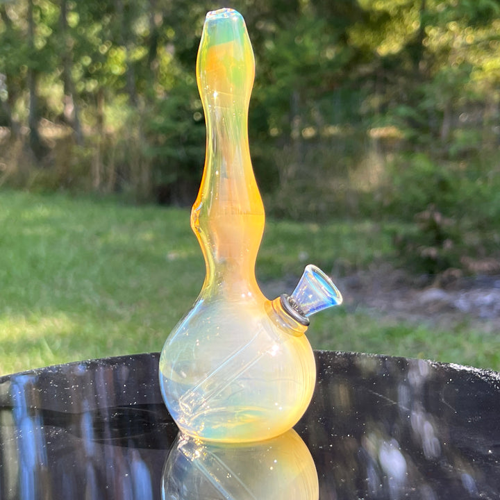 5" Silver Fumed Mini Bong Glass Pipe Mary Jane's Glass   