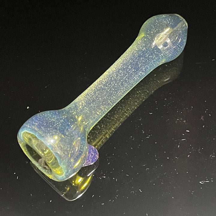 Frit Pocket Chillum Glass Pipe T-Bag Glass   