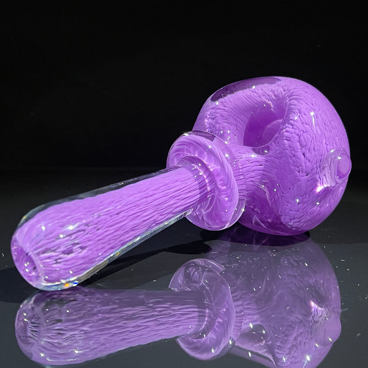 Thick Purple Frit Pipe Glass Pipe Chuck Glass