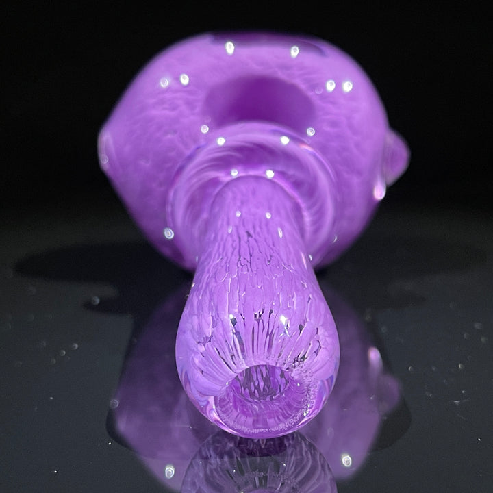 Thick Purple Frit Pipe Glass Pipe Chuck Glass