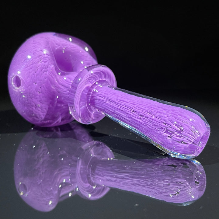 Thick Purple Frit Pipe Glass Pipe Chuck Glass