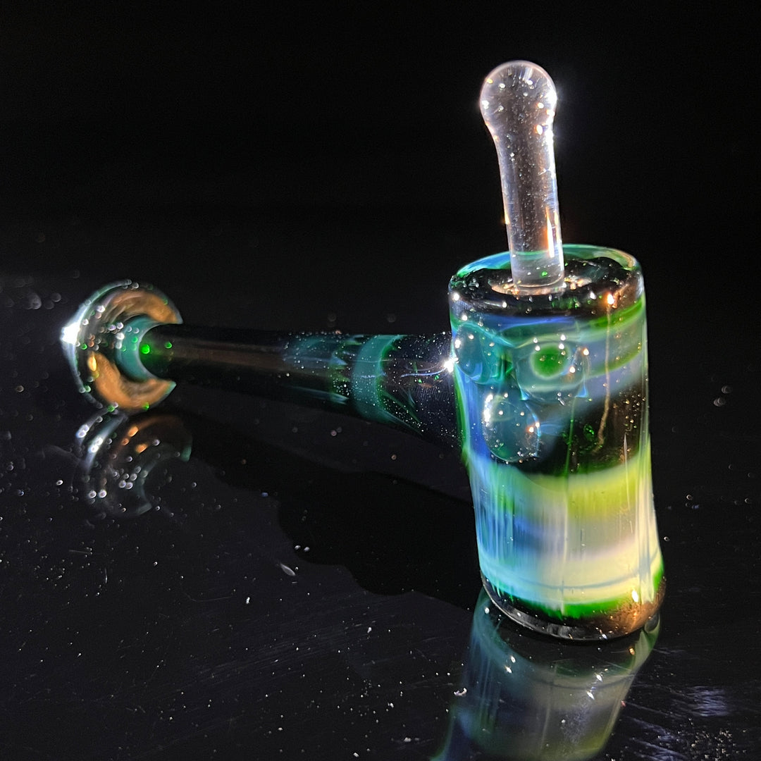 Green Money Hash Hammer Glass Pipe KOP Glass   